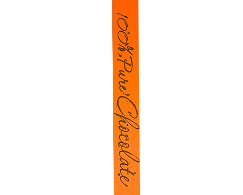 Ribanbel 100 Pure Chocolate  Orange/Brown