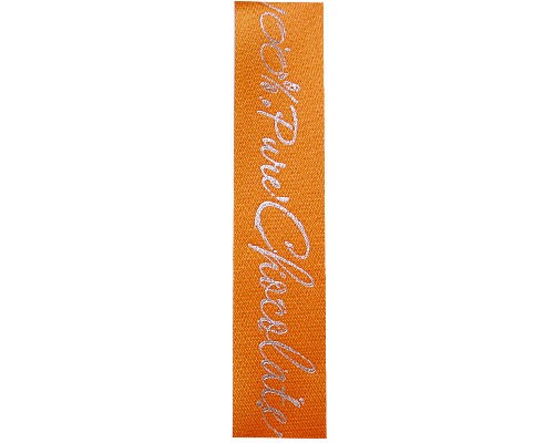 Ribanbel 100 Pure Chocolate  Orange/Silver