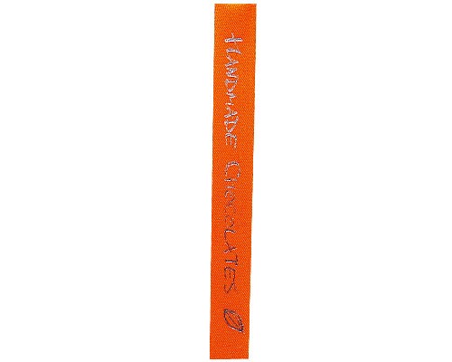 Ribanbel  Handmade Chocolates orange/silver