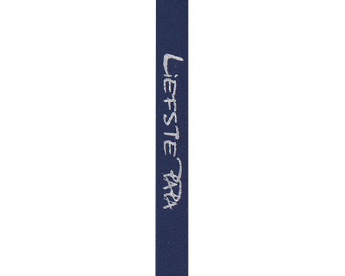 Ribanbel liefste papa night blue/silver
