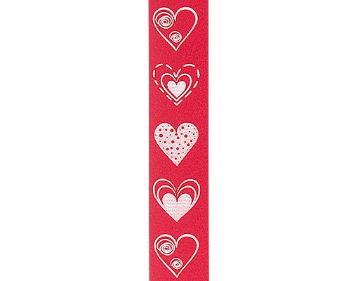 Ribanbel  LoveHearts  White/Red