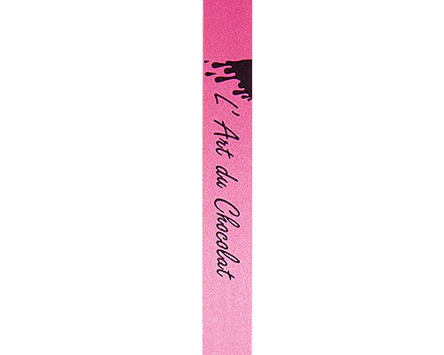 Ribanbel l Art du Chocolat   Fuchsia/Black