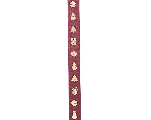 Ribanbel 4Xmas burgundy/gold
