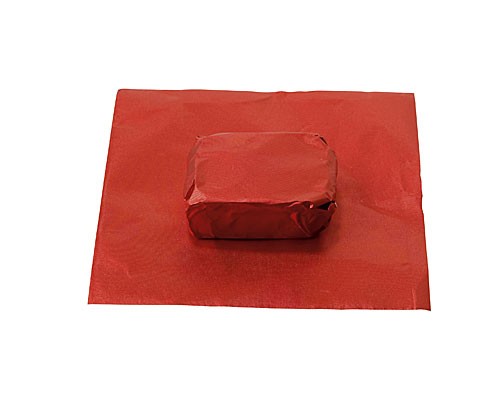 alu sheet 80x80 mm no. 19 red / pack of appr. 500 grams