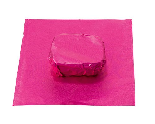 alu sheet 80x80 mm no. 21  fuchsia/ pack of appr. 500grams