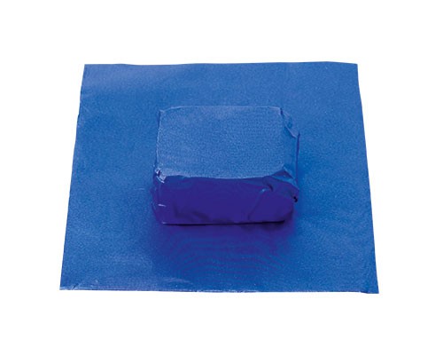 alu sheet 80x80 mm no. 17  regalblue/ pack of appr. 500grams