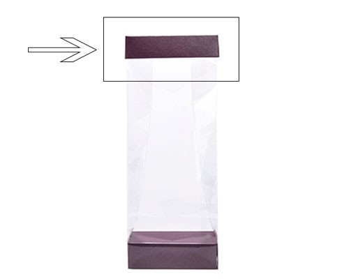 arosa clip 100mm aubergine