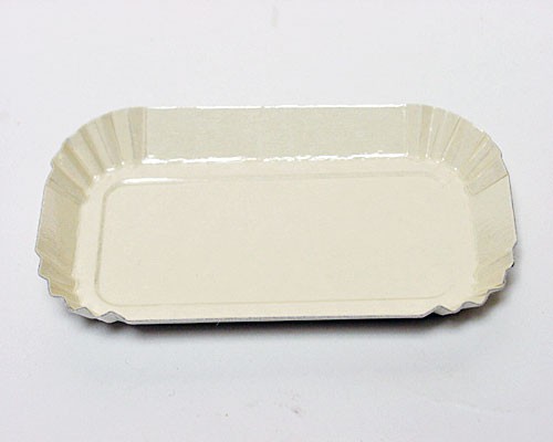 Bordje rectangular 80x40mm ecru