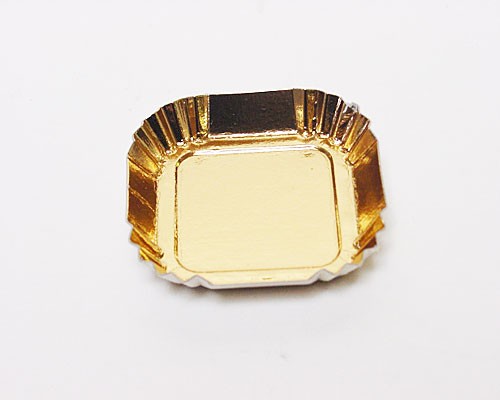 Bordje square 55x55mm gold