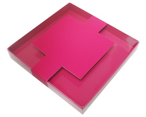 Windowbox carre large with sleeve 140x140x19mm dahlia