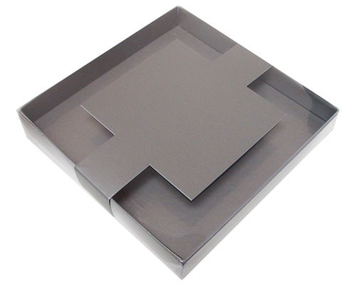 Windowbox carre large with sleeve 140x140x19mm warmgrey