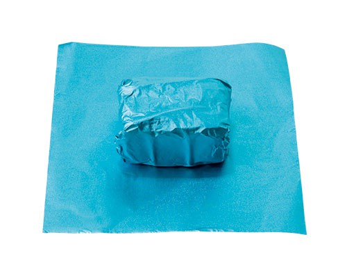 alu sheet 80x80 mm no. 18  turquoise/ pack of appr. 500grams
