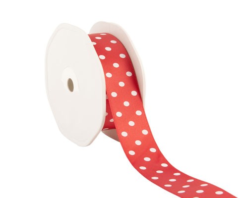 Ribbon dots 23mm/20mtr. col.55 red