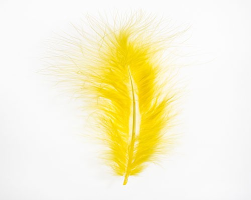 Pluim Maribou yellow appr. 60 pcs in packing
