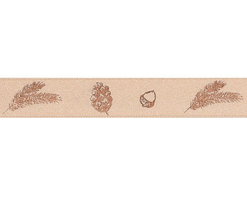 Ribanbel autumn figures 15mm/100mt beige