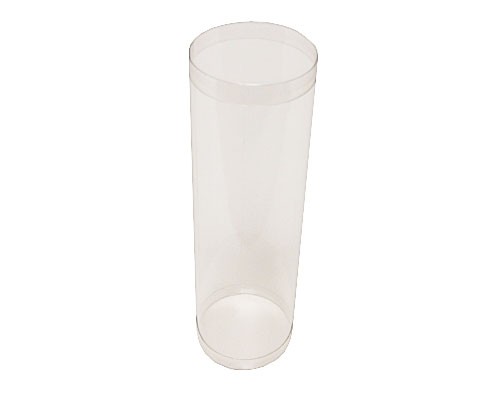 PVC round D50xH150mm transparant
