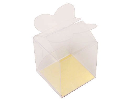 PVC 1 bonbon vlindersluiting met goudkarton voor op bodem