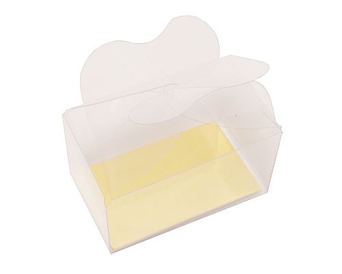 PVC 2 bonbon vlindersluiting met goudkarton voor op bodem