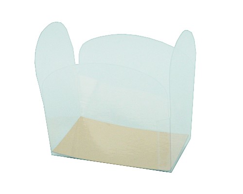 PVC Ballotin L 130xW75xH55mm ca 500gr transparant