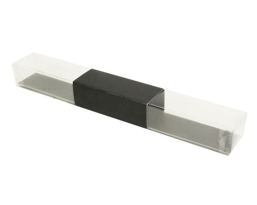 PVC L250xW30xH25mm black with sleeve