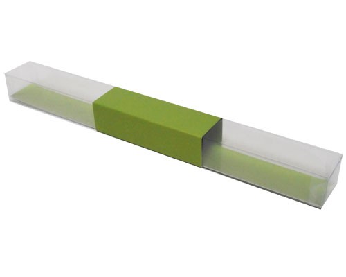 PVC L300xW30xH25mm kiwi green with sleeve