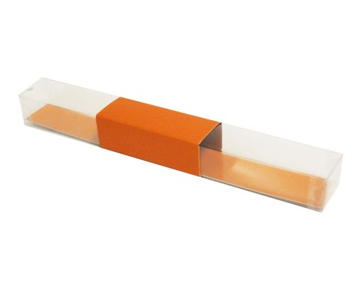 PVC L250xW30xH25mm sunset orange with sleeve