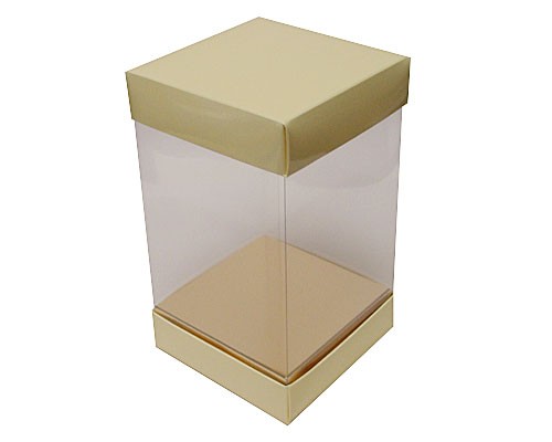 Skylinebox L120xW120xH190mm exterior Creme Laqué