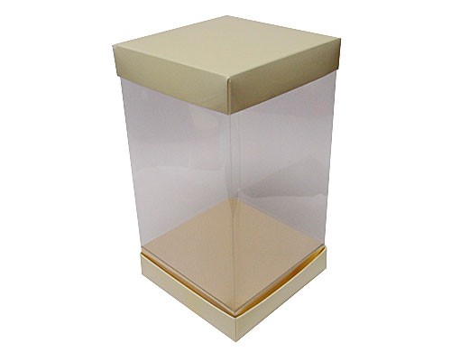 Skylinebox L150xW150xH250mm exterior Creme Laqué