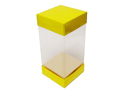 Skylinebox L90xW90xH180mm exterior Jaune Laqué