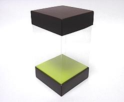 Skylinebox L150xW150xH250mm exterior Bali Brown-lime