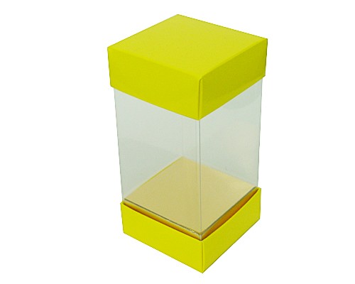Skylinebox L80xW80xH150mm exterior Jaune Laqué