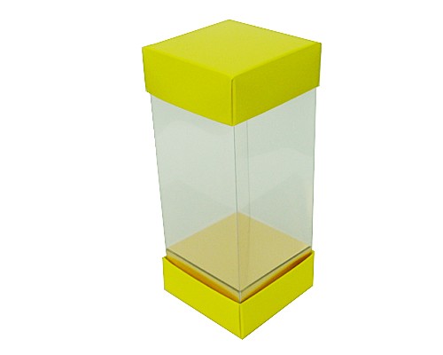Skylinebox L80xW80xH180mm exterior Jaune Laqué