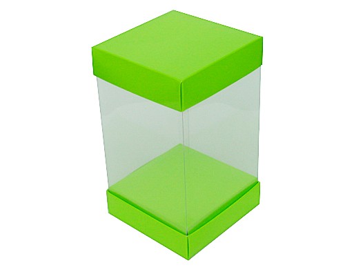 Skylinebox L120xW120xH190mm exterior Vert Pomme Laqué