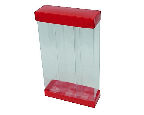 Skyline 3 columns rouge laque