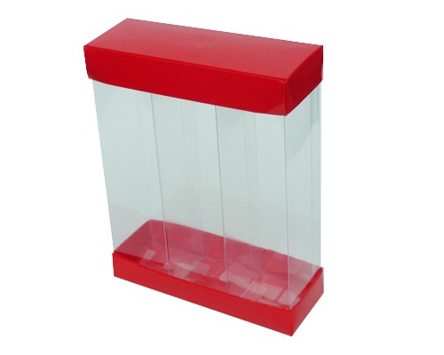 Skyline 3 columns rouge laque