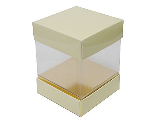 Skylinebox L100xW100xH120mm exterior Creme Laqué