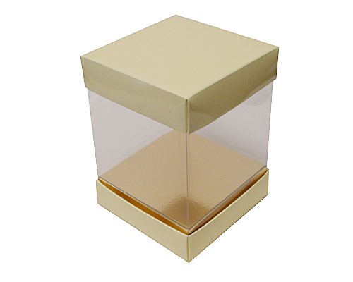 Skylinebox L120xW120xH150mm exterior Creme Laqué