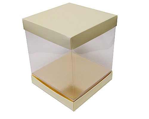 Skylinebox L180xW180xH200mm exterior Creme Laqué