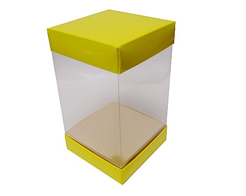 Skylinebox L120xW120xH190mm exterior Jaune Laqué