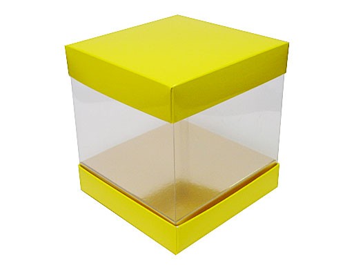 Skylinebox L150xW150xH150mm exterior Jaune Laqué