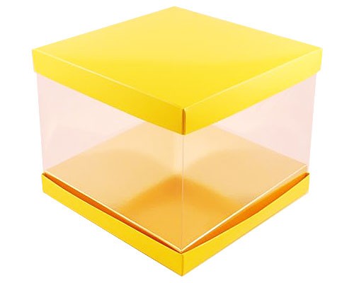 Skylinebox L210xW210xH150mm exterior Jaune Laqué