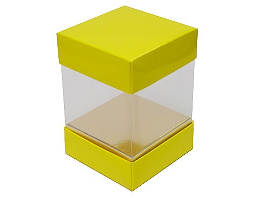 Skylinebox L90xW90xH120mm exterior Jaune Laqué