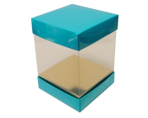 Skylinebox L120xW120xH150mm exterior Lagune Laqué