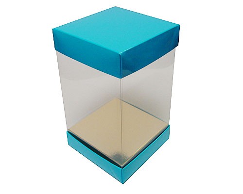 Skylinebox L120xW120xH190mm exterior Lagune Laqué
