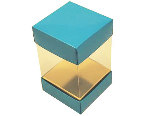 Skylinebox L80xW80xH130mm exterior Lagune Laqué