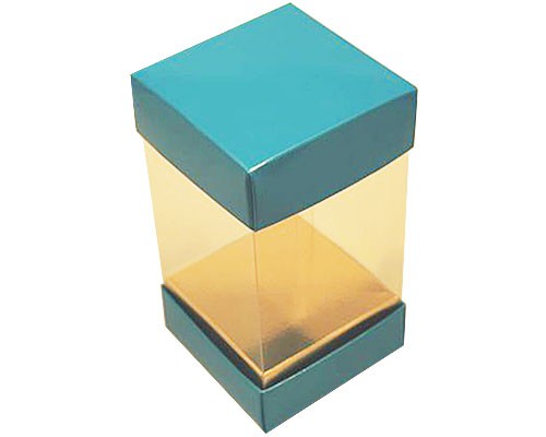 Skylinebox L80xW80xH150mm exterior Lagune Laqué