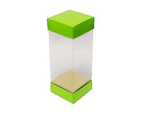 Skylinebox L80xW80xH200mm exterior Vert Pomme Laqué