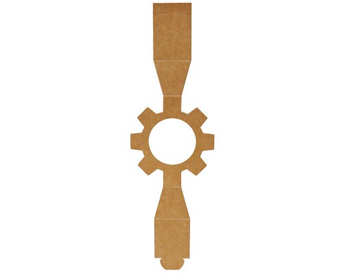 Sleeve cog-wheel kraft for sleeve-me box  