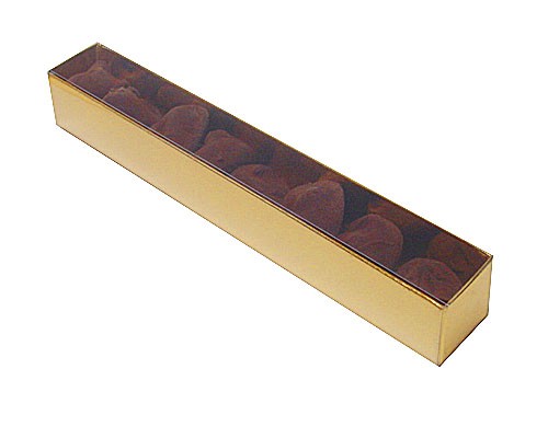 truffelbox 8 225x30x30mm shiny gold