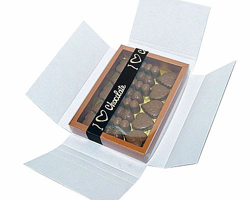 Verzenddoos brievenbus in wit voor de maat 175x125x25mm windowbox